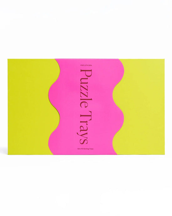 Piecework Puzzles Puzzle Trays S/6 