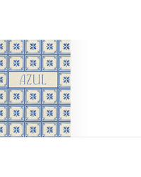 Patterns of Portugal by Random House showcases stunning blue floral tile designs on beige, echoing Portuguese culture—an ideal addition to any collection or coffee table.