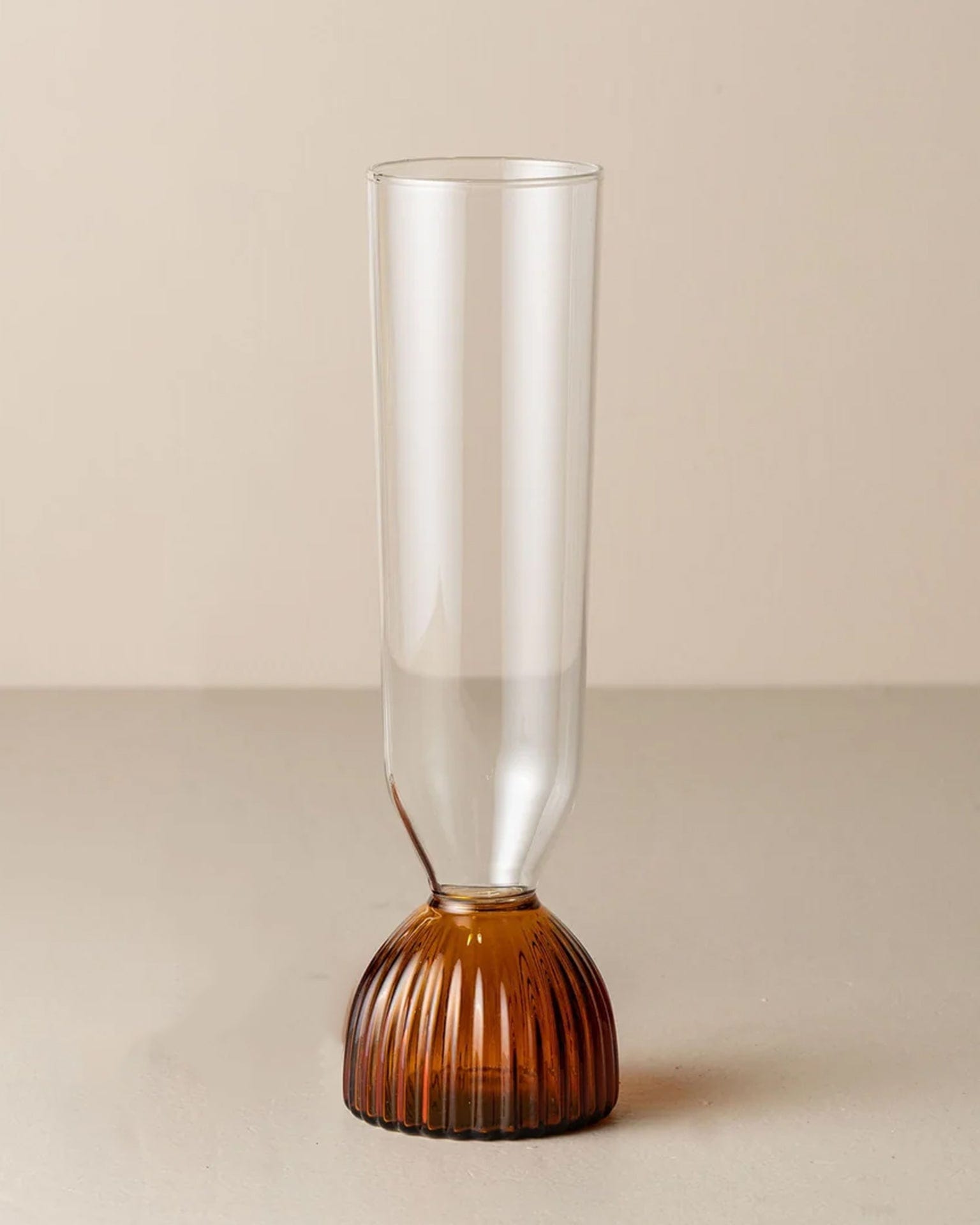 Kairos Champagne Flute in Amber