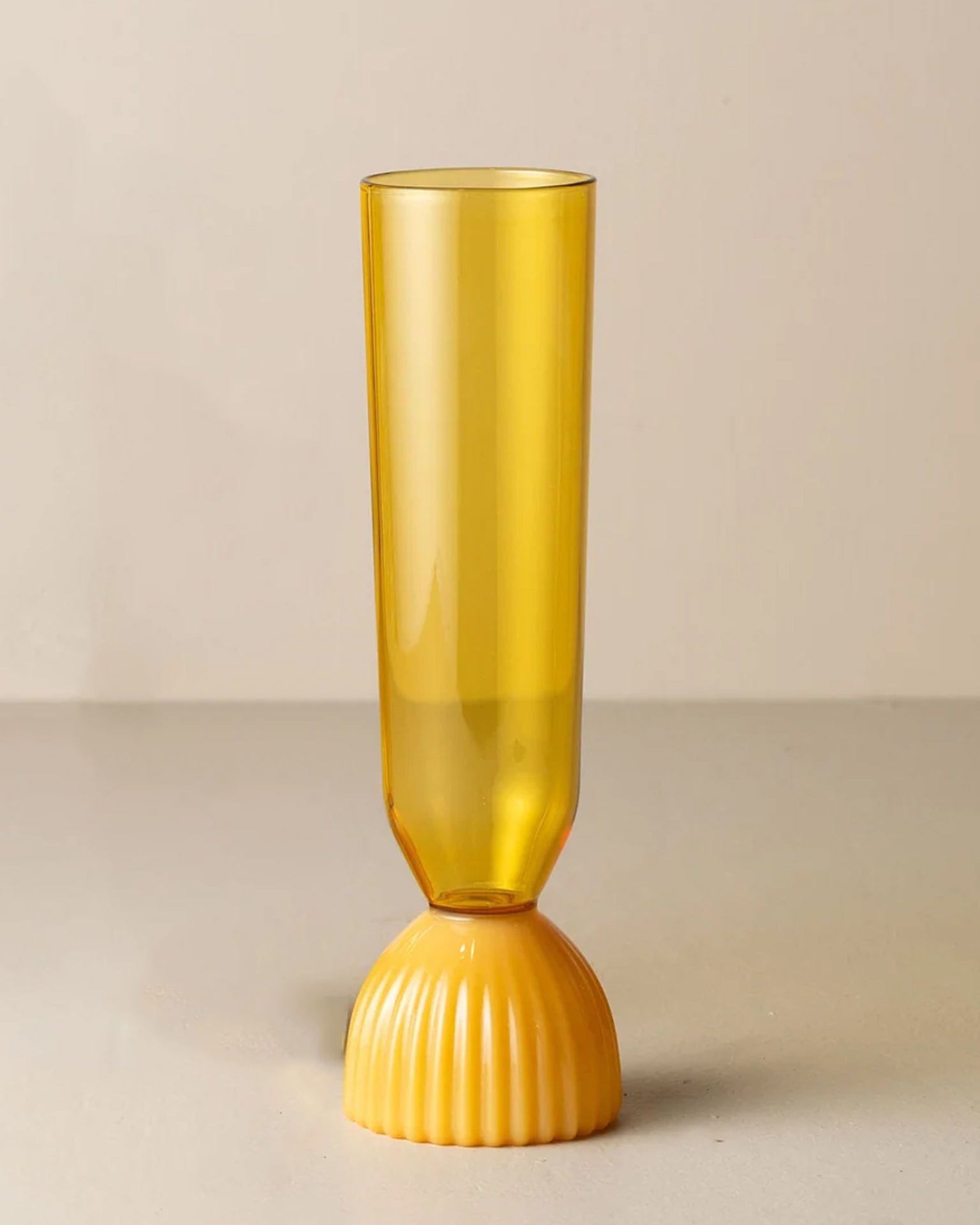 Kairos Champagne Flute in Yellow Topaz