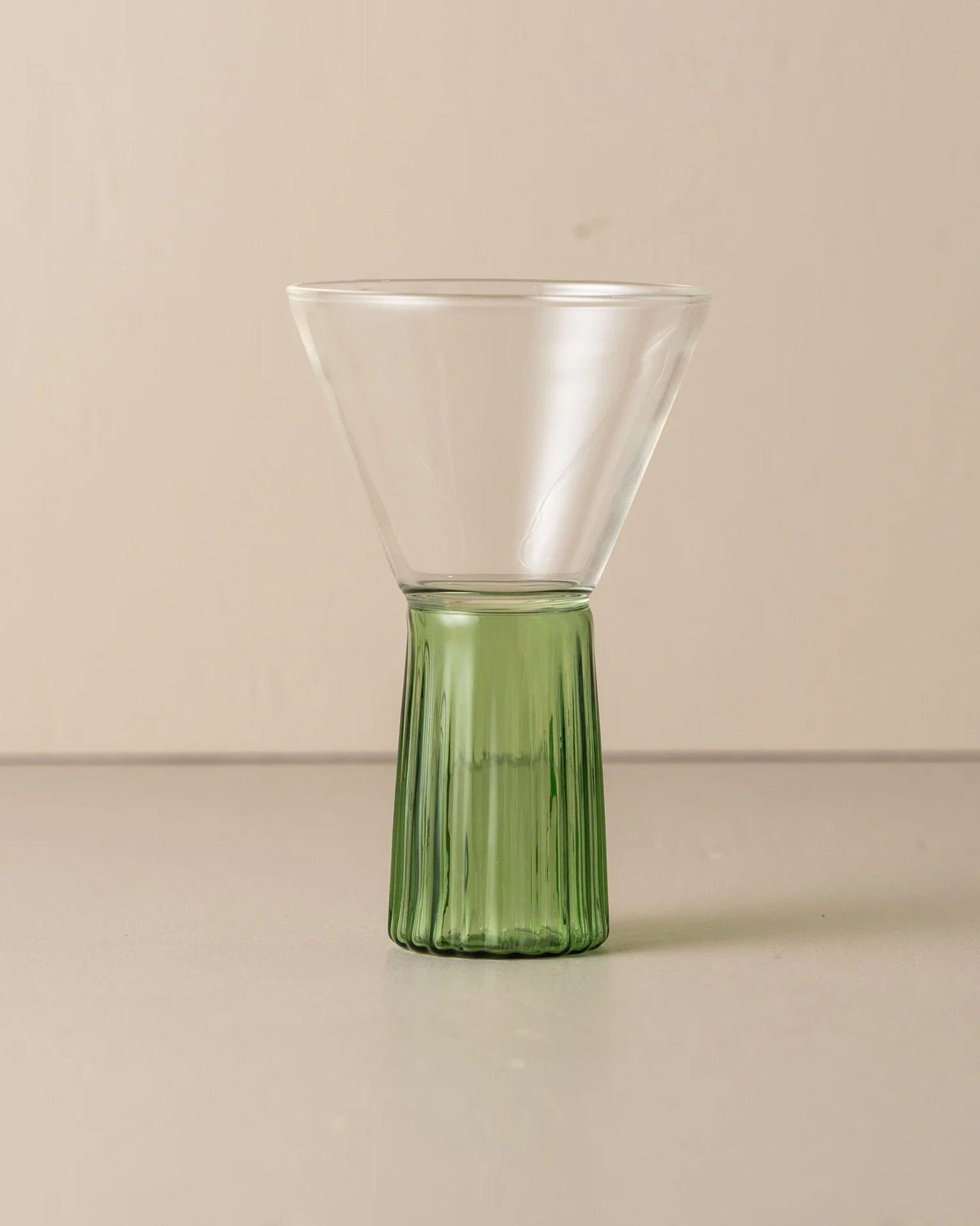 Kairos Wine Glass in Clear/Green