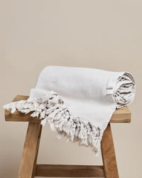 Saarde Home Vintage Wash Blanket in Clay
