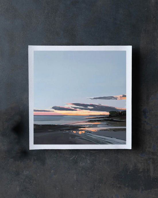 Sarah Madeira Day Falmouth Sunset Blue | Print on Canvas | unstretched 