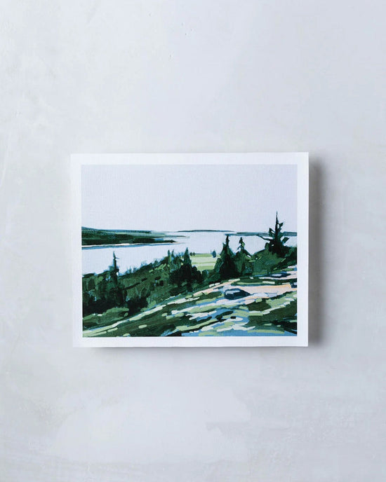Sarah Madeira Day Somes Sound Opening | Print on Canvas | unstretched 