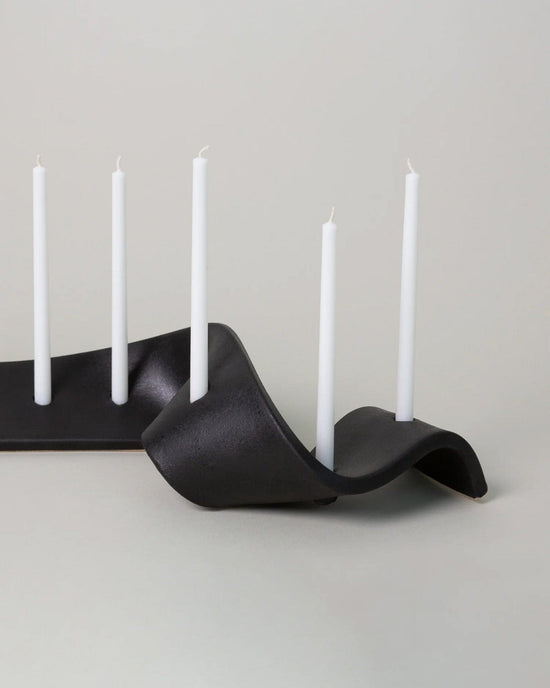 SIN Swey Menorah in Black 