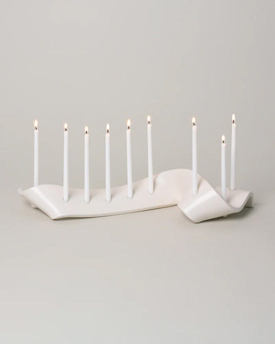 SIN Home Swey Menorah in Cream