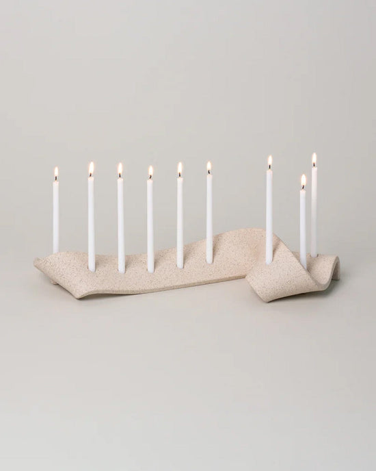 SIN Home Swey Menorah in Sand