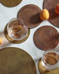 SIR / MADAM Copper Coaster Set/4 