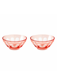 SIR / MADAM Rialto Glass Bowl Kitten Set/2 