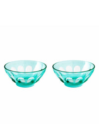 SIR / MADAM Rialto Glass Bowl Menthe Set/2 