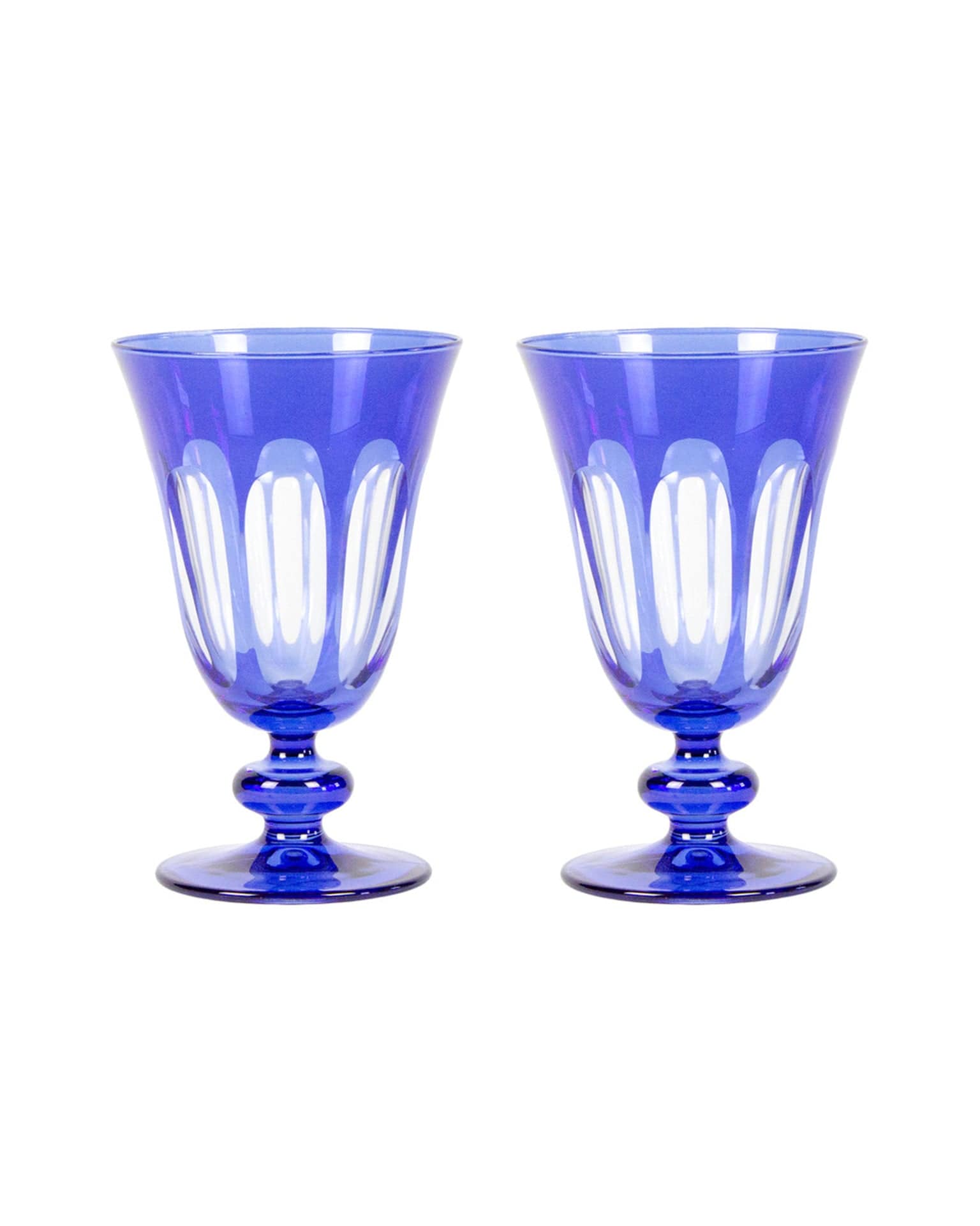 Rialto Glass Tulip Moon Glow Set/2
