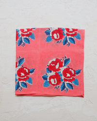 Soil to Studio Sara Silk Bandana in Bubblegum Pink 