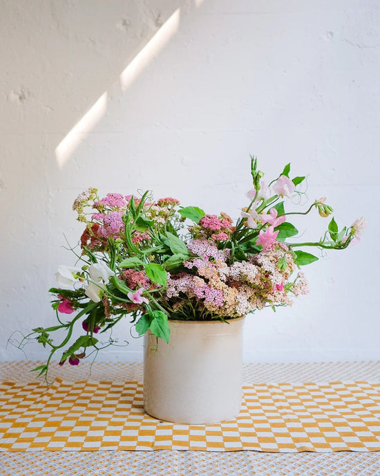 Soil to Studio Divya Table Runner in Earth 