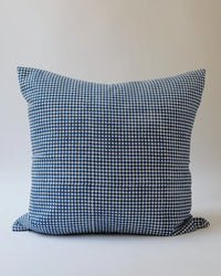 Soil to Studio Home Indigo / 22X22 Rekha Linen Pillow - 22 x 22 in Indigo