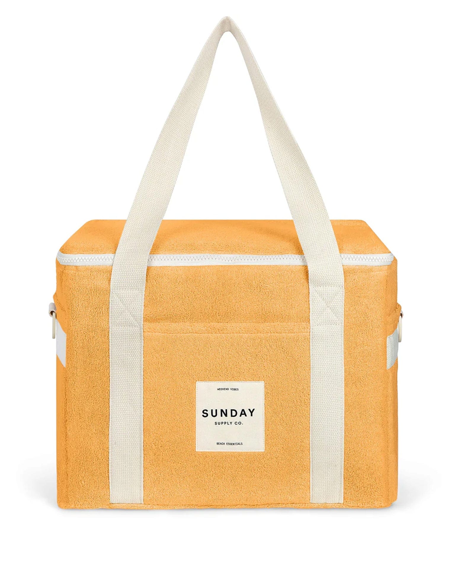 Golden Towelling Cooler Bag