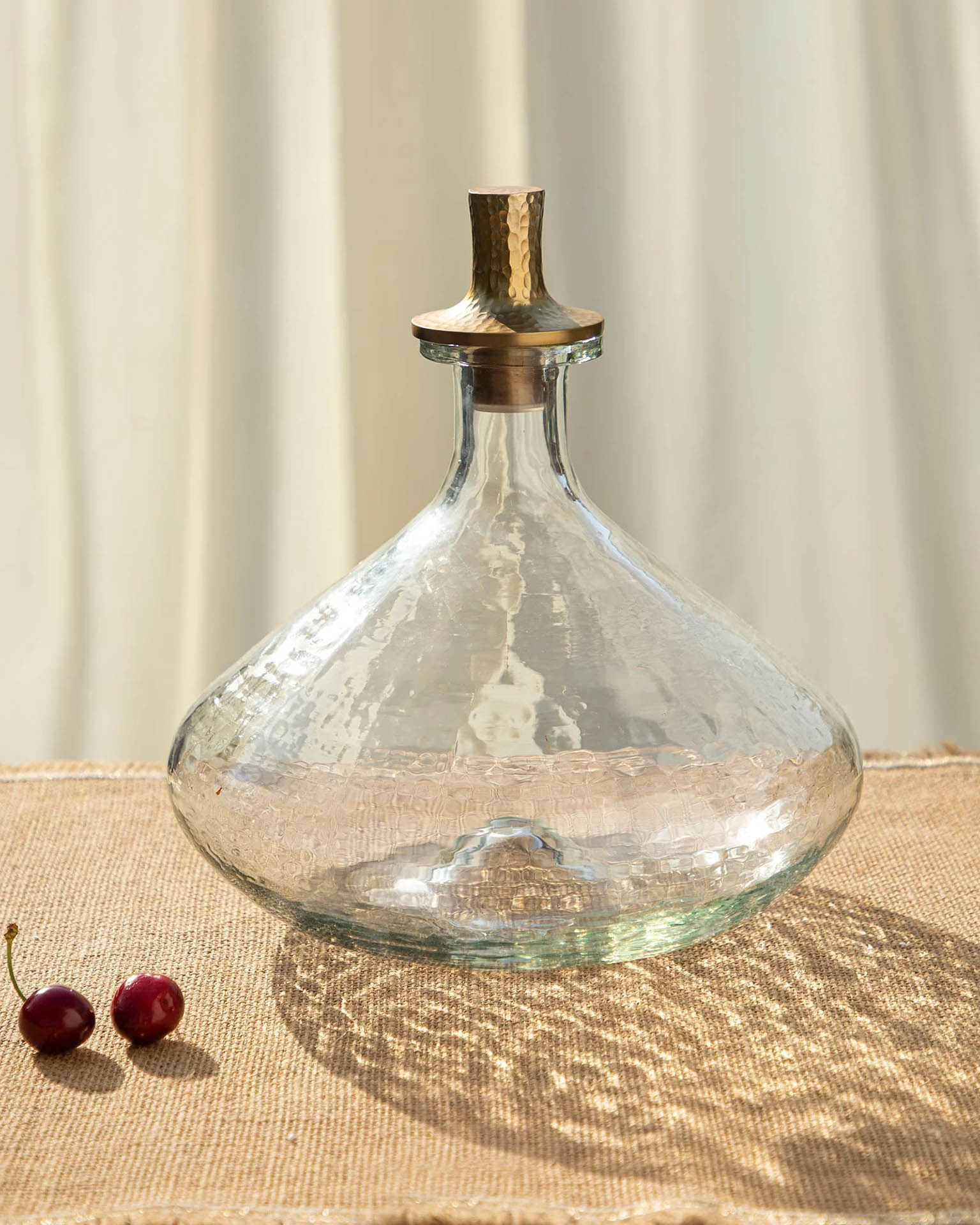 Pebbled Decanter - Wide