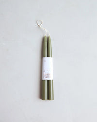 The Floral Society Bayberry Taper Candles 