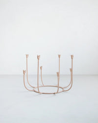 The Floral Society Beacon Long Stem Candelabra in Dune 