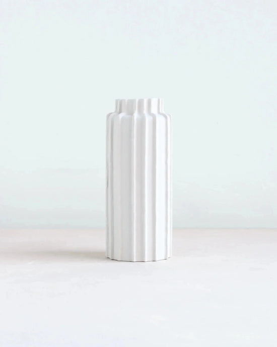 The Floral Society Ceramic Cylinder Vase - Short 