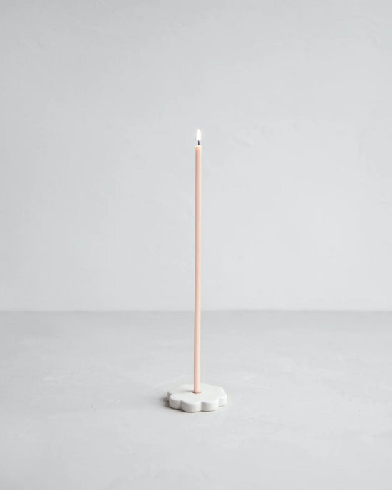 The Floral Society Ceramic Fleur Long Stem Candle Holder 
