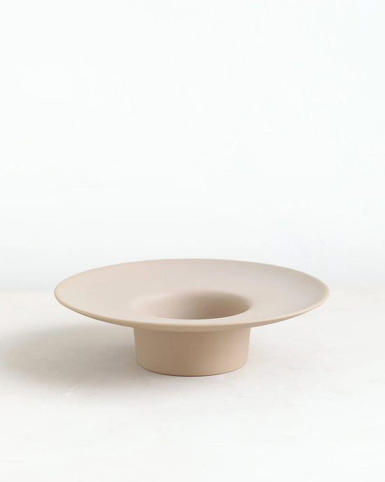The Floral Society HOME Ceramic Ikebana Vase in Sand