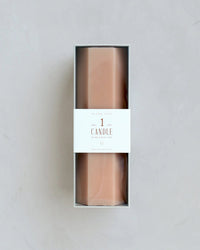 The Floral Society Home Petal Fancy Hexagon Pillar Candle in Petal