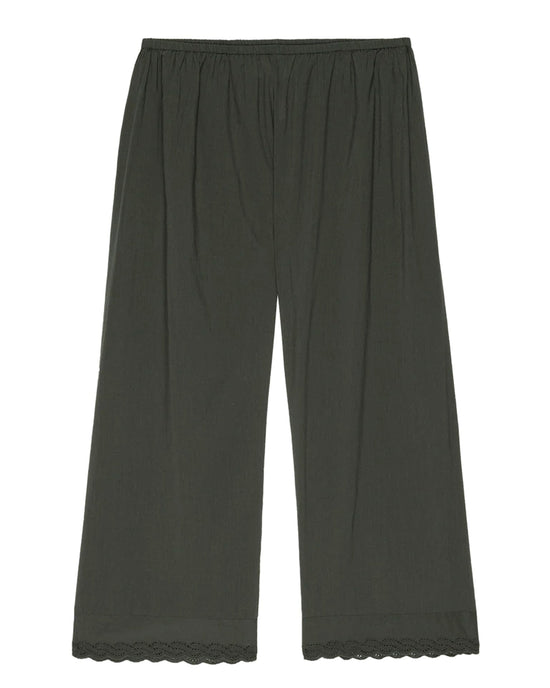 the Great The Eyelet Easy Sleep Pant in Black