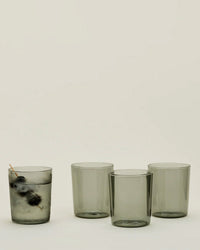Set of 4 Essential Glassware in Smoke
