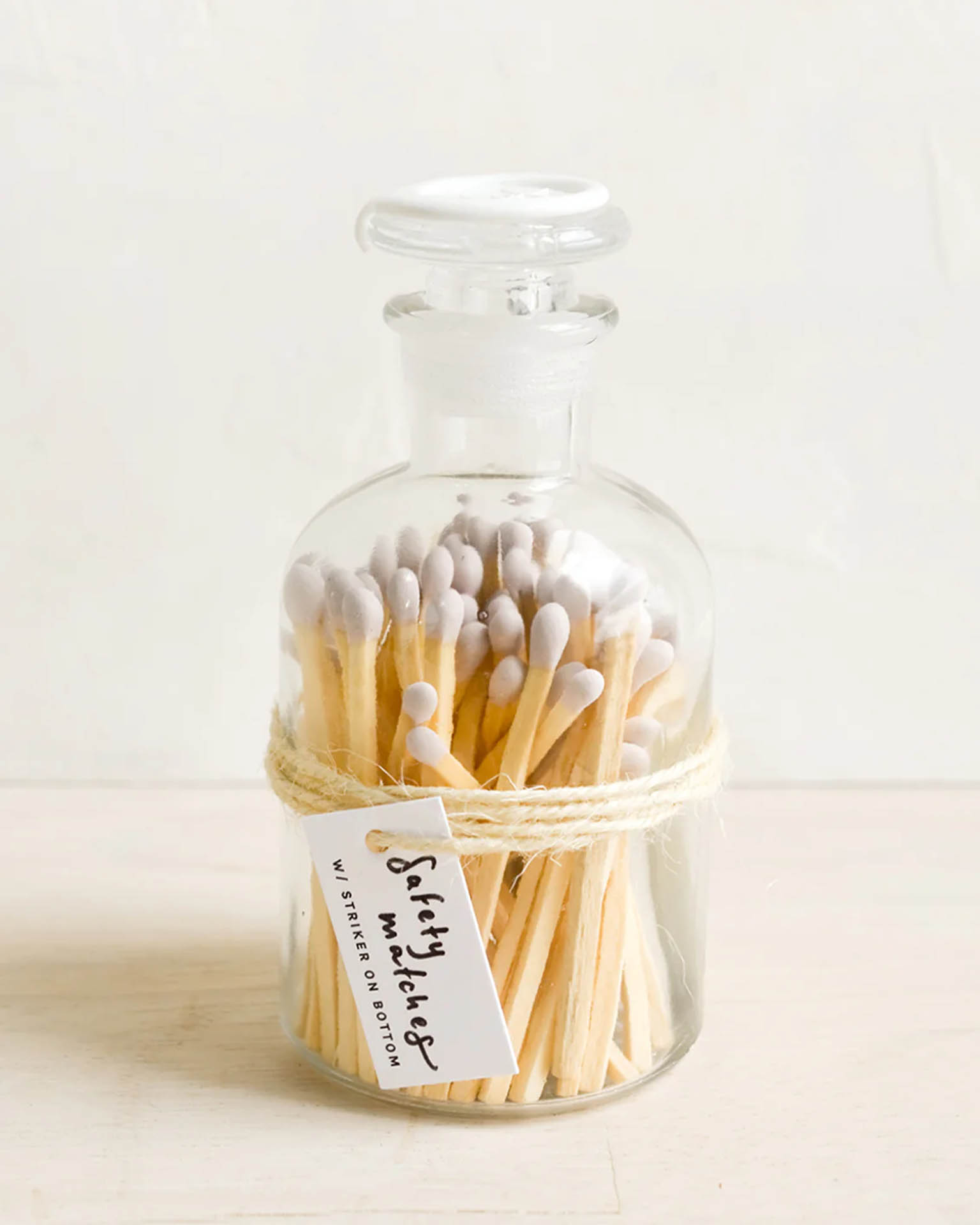 Apothecary Jar Matches w/ Wax Seal in Lavender