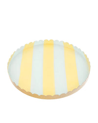 Pastel Striped Medium Accessory Tray