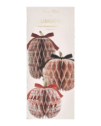 x Liberty Paper Honeycomb Pumpkins