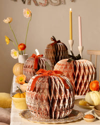 x Liberty Paper Honeycomb Pumpkins