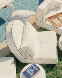 Rectangle Throw Pillow - Rivie White