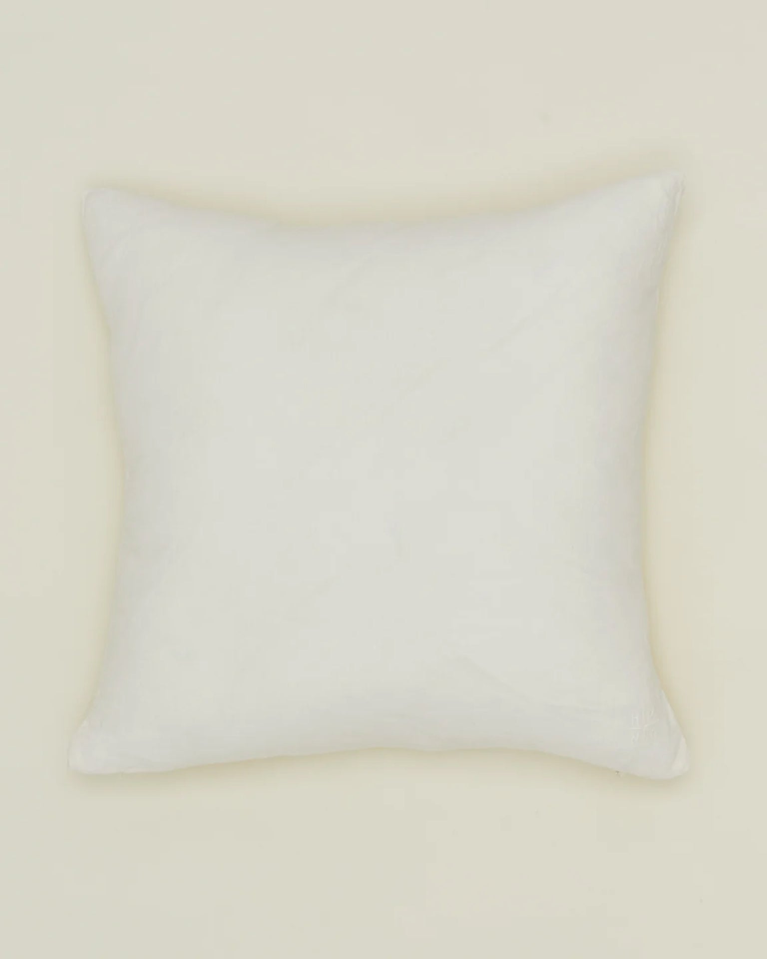 Simple Linen Pillow - 22 X 22 Inches in Ivory