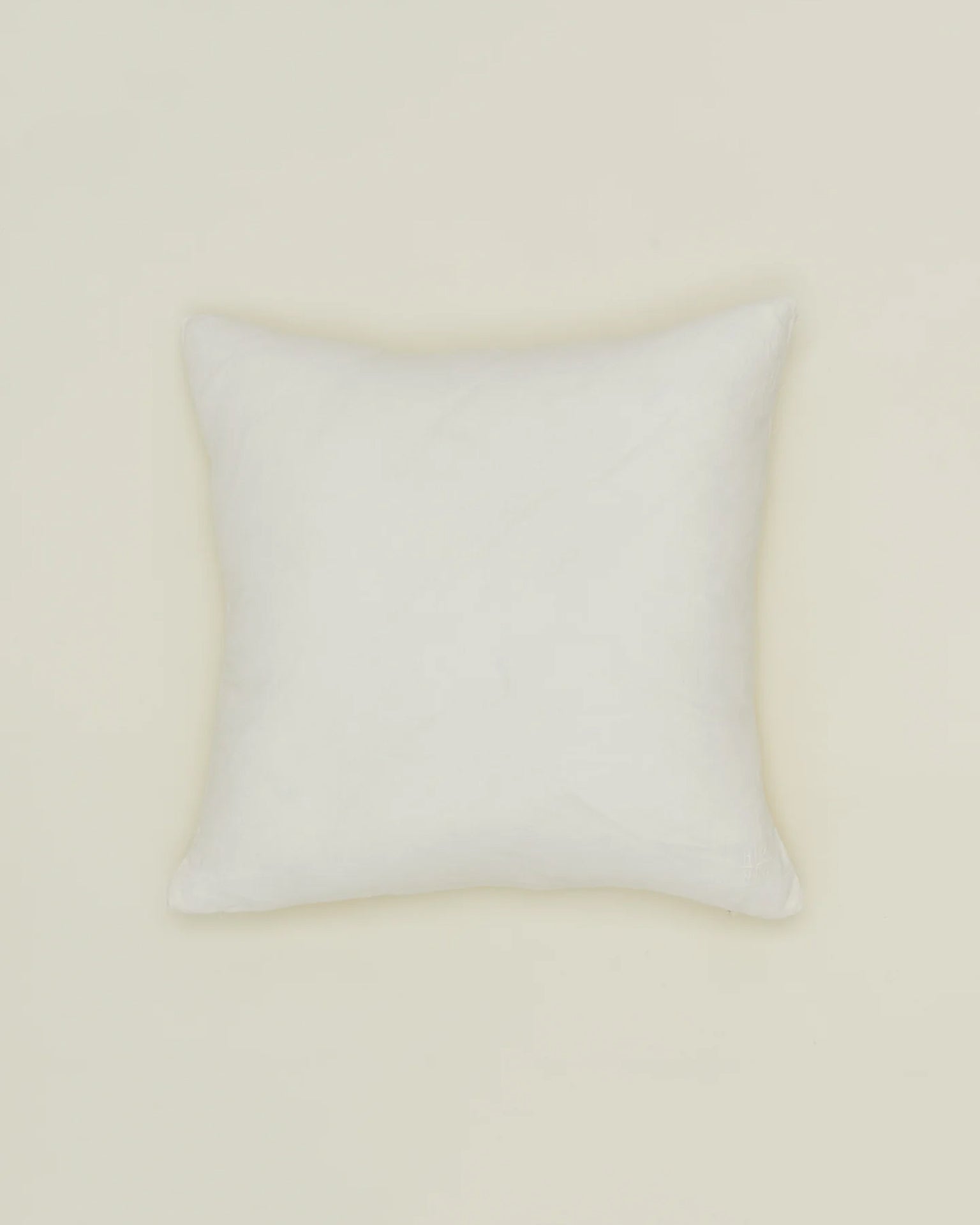 Simple Linen Pillow - 18 X 18 Inches in Ivory