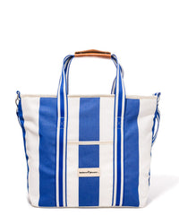 Cooler Tote Bag - Crew Mediterranean Blue Stripe