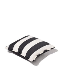 Small Square Throw Pillow - Crew Vintage Black Stripe